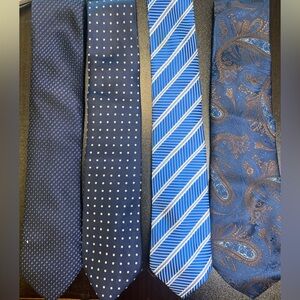Set of 4 ties.